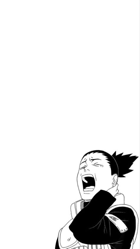 Shikamaru Nara Shikamaru Wallpaper Iphone, Shikamaru Wallpaper Aesthetic, Shikamaru Manga, Shikamaru Wallpaper, Nara Shikamaru, Black And White Wallpaper Iphone, Slam Dunk Manga, Shikamaru Nara, Manga Tattoo