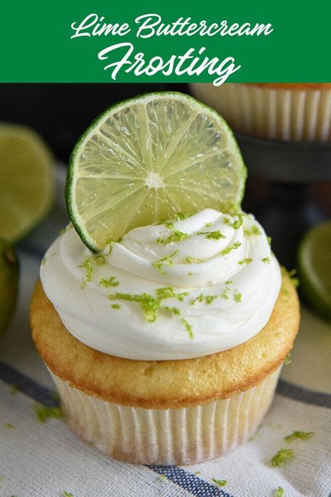 Butter Cream Frosting Recipe, Lime Frosting, Cream Frosting Recipe, Best Frosting Recipe, Mugcake Recipe, Quick And Easy Sweet Treats, Cupcake Frosting Recipes, Butter Cream Frosting, Lime Butter