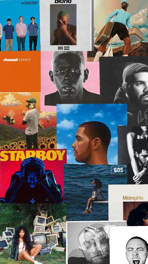 fav albums #music #drake # sza #weekend #macmiller Drake Sza, Mac Miller, Frank Ocean, Kanye West, Drake, Ipad, Music, Pins