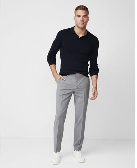 Express slim gray houndstooth dress pant #promotion Grey Dress Pants Outfit, Grey Dress Pants Men, Grey Pants Outfit, Grey Pants Men, Dress Pants Outfits, Gray Dress Pants, Pants Outfit Men, Houndstooth Dress, Gray Pants