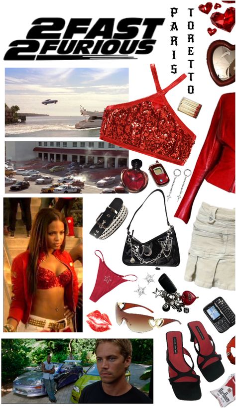 2 fast 2 furious Oc Paris Toretto outfit ideas | Paris joins the chase to help in her last scene she mentions taking a trip to tokyo. (which is a set up for tokyo drift) Y2k Outfits Fast And Furious, Fast Furious Outfit, Fast And Furious Letty Outfits, Fast And Furious Outfit Ideas, Letty Fast And Furious Outfits, Fast And Furious Inspired Outfits, Fast And Furious Outfits Style, Letty Outfits, Fast And Furious Aesthetic Outfits