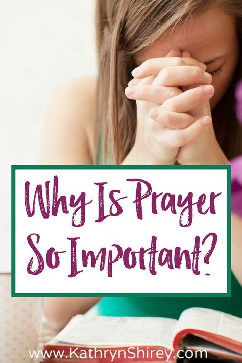 You've heard prayer should be a priority, but why pray? What are the benefits of prayer? Explore 7 reasons why prayer is important for your Christian life! Blessing Prayers, Scriptures To Pray, Why Pray, Talk With God, Quotes For Hard Times, Prayer For Strength, Importance Of Prayer, Prayer Prompts, Prayer Ideas