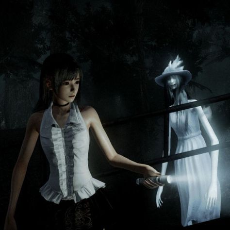 fatal frame Ira Dread Out Icon, Horror Protagonist Aesthetic, Project Zero Fatal Frame, Fatal Frame Miu, Fatale Frame, Fatal Frame Wallpaper, Fatal Frame Icon, Fatal Frame Yuri, Miu Hinasaki