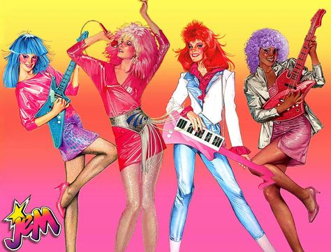 Jem Cartoon, Best 80s Cartoons, Jem Doll, Hulk Character, 80s Birthday, Circus Characters, 1980s Toys, Jem And The Holograms, Saturday Morning Cartoons