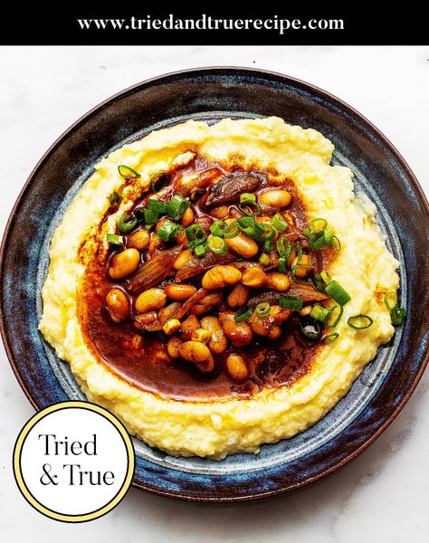 Spicy Beans with Mashed Celeriac Spicy Beans Recipe, Celeriac Recipes, Spicy Beans, Tried And True Recipes, Csa Recipes, Vegetarian Dish, Dried Beans, Delicious Dishes, Vegetarian Recipes Dinner