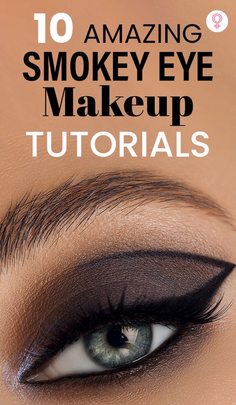 Smokey Eye Makeup Video, Make Up Yeux, Dark Smokey Eye Makeup, Smokey Eyes Tutorial, Smokey Eye Makeup Steps, Brown Smokey Eye Makeup, Grey Eye Makeup, Black Smokey Eye Makeup, Eye Makeup Tutorials