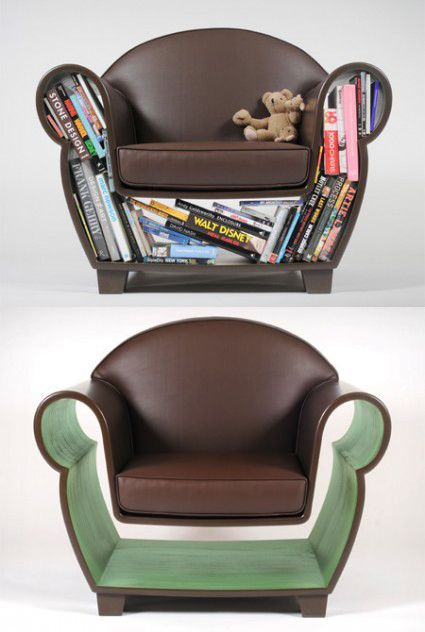 Büchersessel Greek Furniture, Bookshelf Chair, Store Blankets, Narrow Boats, Funky Chairs, Furniture Website, Multipurpose Furniture, Storage Chair, Level Design