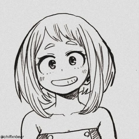 tsu, jiro, and uraraka Mha Icons, Anime Fanfiction, Ochako Uraraka, Demon King Anime, Chibi Drawings, My Hero Academia Episodes, Art Drawings Sketches Simple, Drawing Base, I Icon