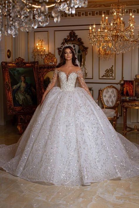 Bridal Dress Princess, Fancy Wedding Dresses Princesses, Ball Wedding Dresses Gown, Cinderella Dress Wedding, Wedding Dresses Queen, Cinderella Wedding Gown, Bride Dress Princess, Princess Wedding Dresses Ball Gown, Princess Dresses Wedding