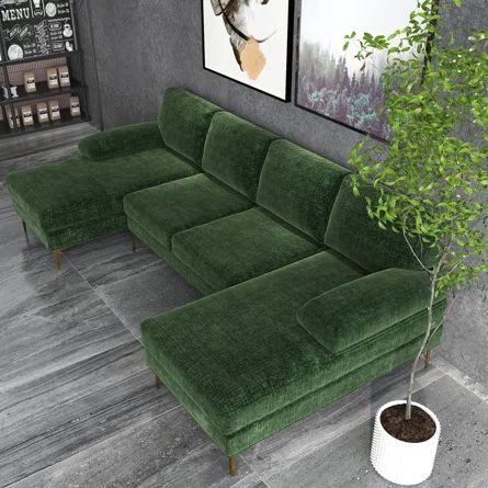 Green Sectional, Couches For Small Spaces, Living Tv, Modular Couch, Small Space Bedroom, Small Space Living Room, Sectional Sofa Couch, Living Room Green, Upholstered Sectional