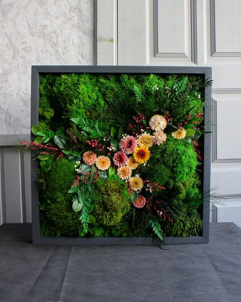 Diy moss wall art