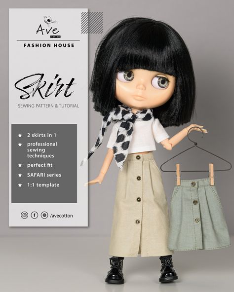 Blythe Dress Pattern, Blythe Dress Pattern Free, Blythe Sewing Pattern, Blythe Doll Clothes Patterns Free, Blythe Doll Clothes Patterns, Blythe Clothes Pattern Free, Blythe Clothes Pattern, Blythe Pattern, Blythe Doll Clothes