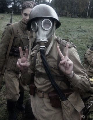 Gas Masks, Hot Army Men, Human Poses Reference, Army Men, Masked Man, Poses References, Human Poses, Gas Mask, Military Men