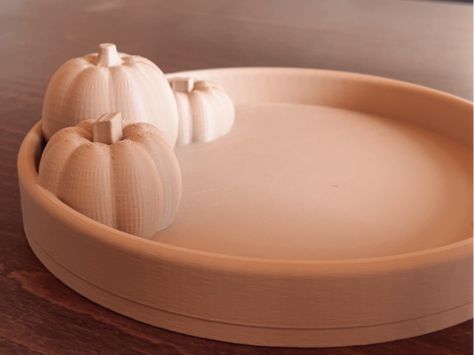 pumpkin tray by Prairie City Printing Household Decor, City Prints, Fall Pumpkins, Fall Season, Halloween Pumpkins, The Fall, Decorative Tray, 3d Printing, Tray