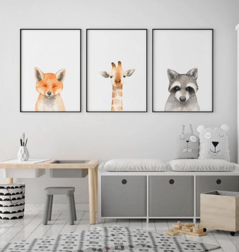 Giraffe Nursery, Toddler Boys Room, Toddler Bedrooms, Nursery Baby Room, Playroom Ideas, Kids Room Design, Baby Boy Rooms, Kid Room, Playroom Decor