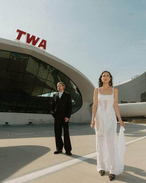 Got to live out a career long dream of working with @fromthedaisies by second shooting this jaw-dropping wedding at the TWA hotel with her. Over the past year and a half I joined Steph’s edu community and went on a content retreat to Italy- and from all of this I have learned so much about not just the industry but myself as an artist. I’m really proud to say that I’ve learned how important it is to not just my art but my brand to be myself. So this year is definitely a growth year for this... Twa Hotel Engagement Shoot, Twa Hotel, Bridal Couple, Nyc Wedding Photography, Be Myself, Nyc Wedding, Couple Shoot, Hotel Wedding, Engagement Shoots