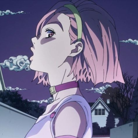 Reimi Sugimoto Icon, Reimi Sugimoto, Adventure Girl, Jojo Anime, Anime Profile, Phone Icon, Jojo Bizzare Adventure, Part 4, Jojo Bizarre