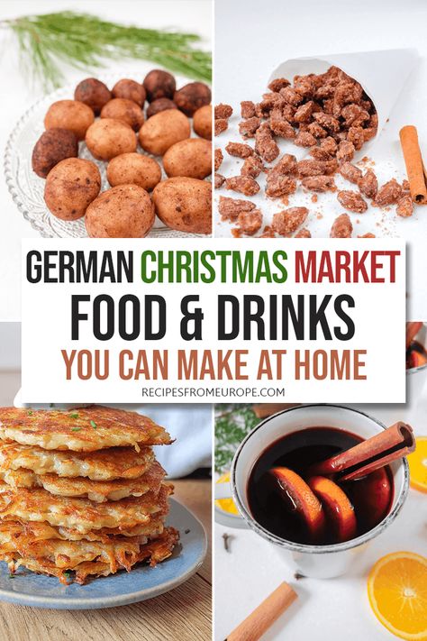 Christmas Market Recipes, German Christmas Market Aesthetic, German Christmas Food Traditional, Traditional German Christmas Dinner, German Christmas Dinner, German Christmas Recipes, Octoberfest Recipes, German Christmas Market Food, Christmas Market Food