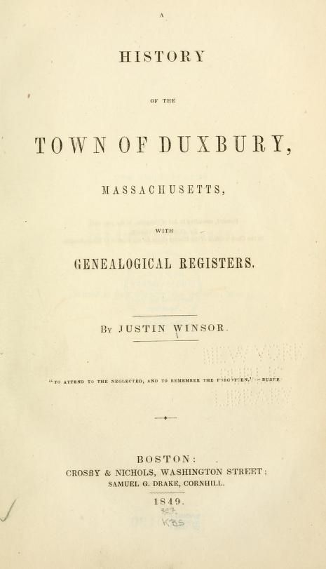 Ancestry Map, Duxbury Massachusetts, Ancestry Book, Free Genealogy Sites, Tree Project, Family Tree Project, Genealogy Book, Genealogy Free, Ancestry Genealogy