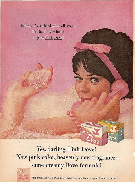 1960s pink dove soap ad by CapricornOneVintage, via Flickr Soap Advertisement, Dove Soap, Old Advertisements, Retro Advertising, Vintage Cosmetics, Retro Ads, Vintage Makeup, Old Ads, Tickled Pink