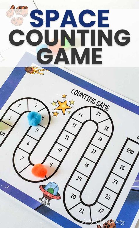 Space Activities Preschool, Space Math, Space Games For Kids, Kids Math Activities, Space Theme Preschool, Homeschool Math Curriculum, Space Preschool, Preschool Math Games, Space Crafts For Kids