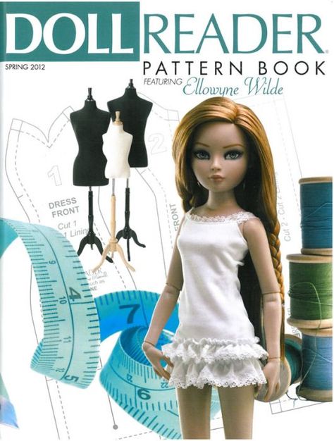 Doll Reader Pattern Book Featuring Ellowyne Wilde Twenties Style, Bohemian Wear, Trench Coat Fall, Barbie Sewing Patterns, Ellowyne Wilde, Barbie Clothes Patterns, Barbie Patterns, Sewing Dolls, Diy Couture