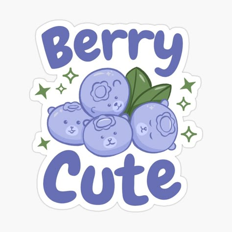 Get my art printed on awesome products. Support me at Redbubble #RBandME: https://www.redbubble.com/i/sticker/Berry-Beary-Cute-Kawaii-Blueberry-Design-by-sunburstdesigns/102604476.EJUG5?asc=u Blueberry Design, Beary Cute, Snow Crystal, Blue Bear, Cute Food Drawings, Bear Face, Kawaii Design, Design Sticker, Kawaii Stickers