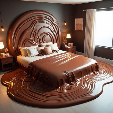 Weird Beds, Walnut Bed Frame, Modular Bedroom, Downstairs Bedroom, Weird Furniture, Amazing Bedroom Designs, Dream Bedroom Inspiration, Unusual Furniture, Unique Furniture Design