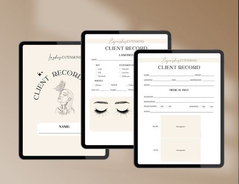 Buy Digital Lash Client Record Book, Goodnotes, Notability, Eyelash Extension Forms, Editable Eyelash Client Information, Lash Aftercare Card Online in India - Etsy Lashes Client Record, Eyelash Client Record, Lash Client Record Book, Lash Client Record, Client Record Book, Lash Aftercare, Lash Book, Eyelash Business, Lash Business