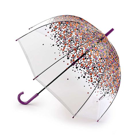 Birdcage® Hippie Scatter - Women's Umbrella Range - Ladies' Walking Umbrellas | Fulton Umbrellas | Fulton Umbrellas Fulton Umbrella, Personalized Umbrella, Dome Umbrella, Hm The Queen, Hair Raising, Bird Cage, Style Icons, Umbrella, Walking