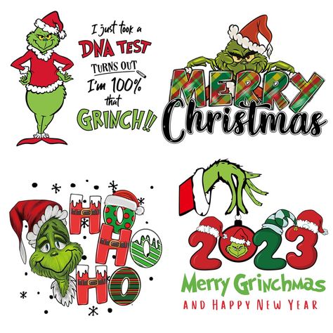 PRICES MAY VARY. Christmas Designed :4 sheets Small Christmas heat transfer patches are Grinch themed pattern, simple and funky that will never go out of date, can go well with different styles of clothes, cute and classic patterns can increase the Christmas atmosphere and make you and your family and friends feel the joy of Christmas. Material :The Christmas iron on transfers stickers are made of heat transfer vinyl, which is reliable, not easy to fade, deform or break, the patches have bright Christmas Iron On Transfers, Ironing Pad, Grinch Shirts, Backpack Clothes, Iron On Letters, Diy Backpack, Heat Transfer Design, Shirt Pillow, Clothing Patches