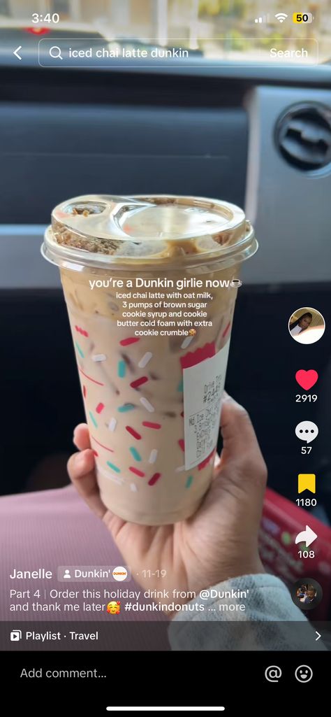 Winter Dunkin Drinks, Good Dunkin Drinks To Order, Dunkin Non Coffee Drinks, Dunkin Tea Drinks, Yummy Dunkin Drinks, Healthy Coffee Orders Dunkin, Good Dunkin Donuts Drinks Orders, Good Dunkin Drinks, Dunkin Donuts Iced Coffee Order Fall