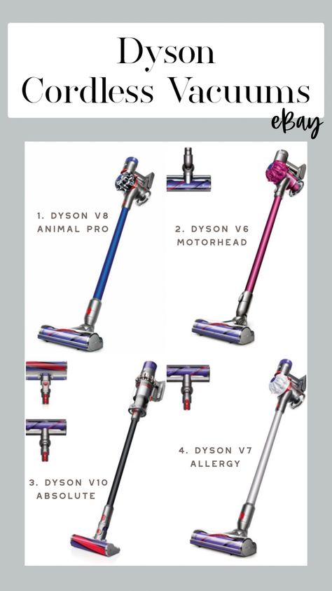 eBay Home & Garden Spring Cleaning sale! Up to 50% off on Dyson cordless vacuum cleaners Dyson Cleaning, Nina Williams, Dyson Cordless Vacuum, Dyson Cordless, Push Broom, Dyson V8, Christmas Stem, Garden Spring, Vacuum Cleaners