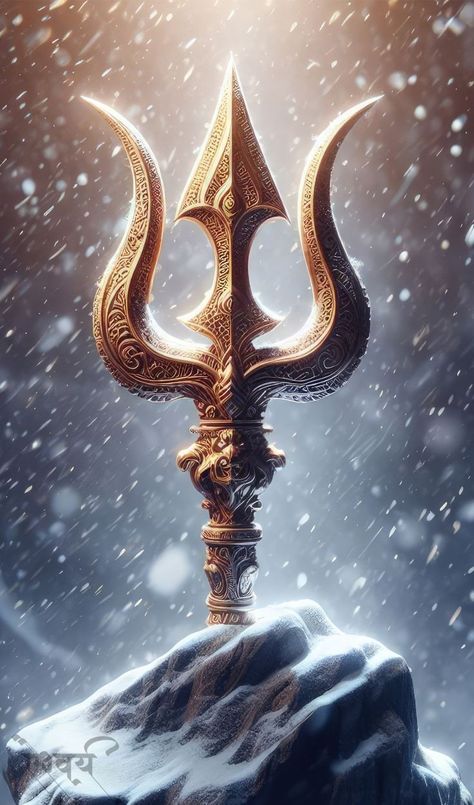 Trishul Images, Trident Wallpaper, Lord Shiva Trishul, Ganesha Making, Shiva Trident, Mata Parvati, Colorful Horse Painting, Buddha Wallpaper Iphone, Shiva Images