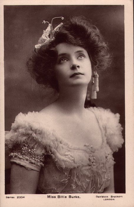 Miss Billie Burke Lily Elsie, Jeanne Paquin, Evelyn Nesbit, Billie Burke, Merry Widow, Portrait Vintage, Adored Vintage, Gibson Girl, Edwardian Era