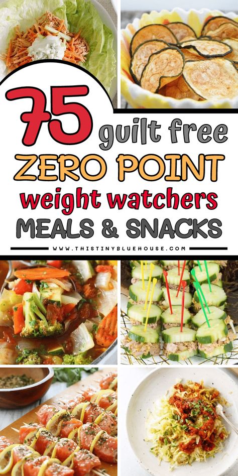 Weight Watcher Meals, Zero Point Weight Watchers Recipes, Weight Watchers Food, Low Points Weight Watchers, My Crazy Good Life, Weight Watchers Food Points, Weight Watchers Lunches, Veil Updo, Zero Calorie Foods