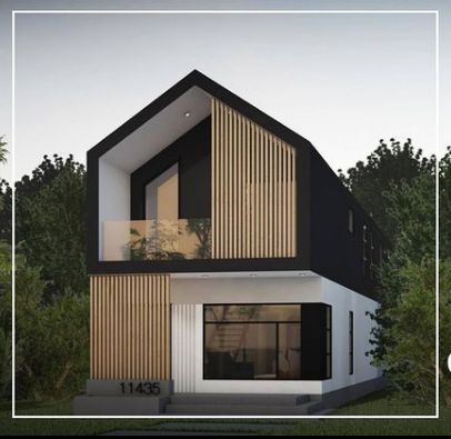 upper deck & screen Modern Office Exterior, Bauhaus Design Architecture, Deck Screen, Church Building Plans, Nordic Homes, House Makeovers, Paint Color Ideas, Block Of Flats, Modern Small House Design