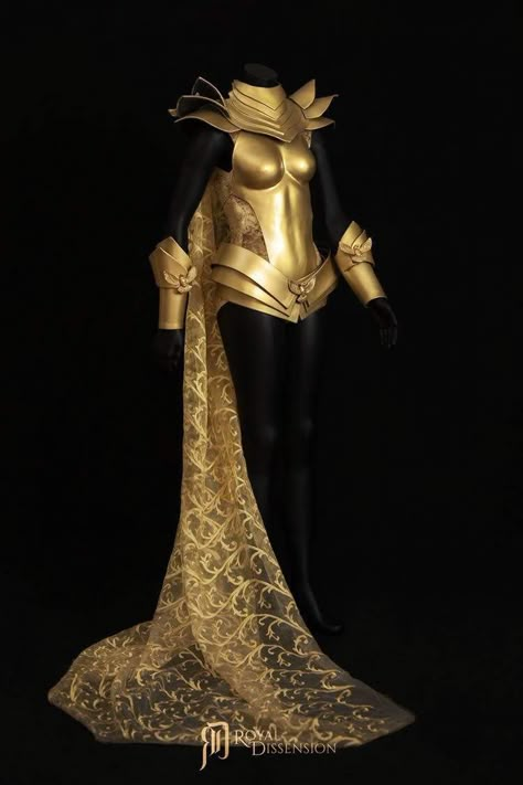 Golden Armor, Armor Suit, Armor Cosplay, Gold Armor, Armor Dress, Female Armor, Suit For Women, Knight Armor, Golden Eagle