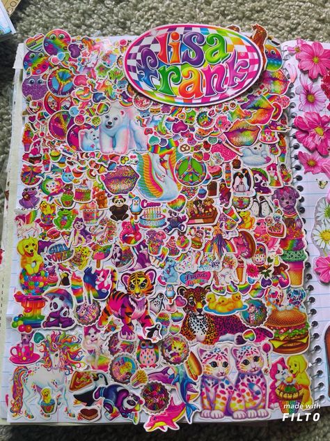 Lisa Frank Stickers Printable, Lisa Frank Aesthetic, Lisa Frank Art, Lisa Frank Stationary, Rainbow Rave Outfit, Sticker Page, Lisa Frank Stickers, Nostalgia Aesthetic, Nostalgia Core