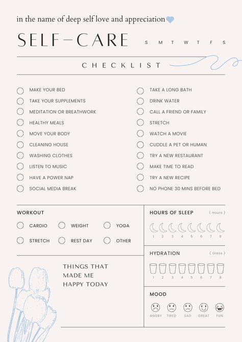 This self care habit tracker downloadable helps track your healthy habits. #Creating #to #Ultimate #The #Schedule #for #Inspiration #Home #Inspo #Guide #Creating #HomeTrends #Motivation #Cleaning #a #Tidy #Ultimate #a 2023 Self Care, Self Care Habit Tracker, Daily Routine Habits, Before Bed Workout, Printable Habit Tracker, Habit Tracker Printable, Habit Tracking, Social Media Break, Self Care Bullet Journal