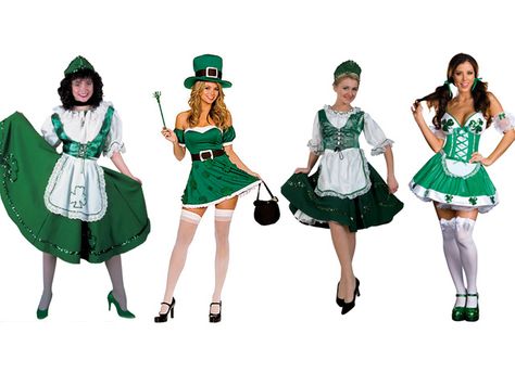 Clothing Traditional Irish Dance | Irish dancer' Halloween costumes: culturally inaccurate ... Irish Halloween Costume, Traditional Irish Clothing, Irish Halloween, American Indian Clothing, Irish Costumes, St Pattys Day Outfit, St Patricks Day Pictures, Leprechaun Costume, Irish Clothing