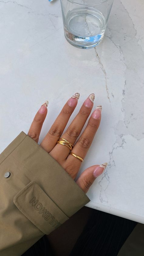 Nail art Jewellery Essentials, Monica Vinader Ring, Fall Moodboard, Fall Nail Inspo, Fall Inspo, Monica Vinader, Girl Jewelry, Jewelry Essentials, Fall Nail