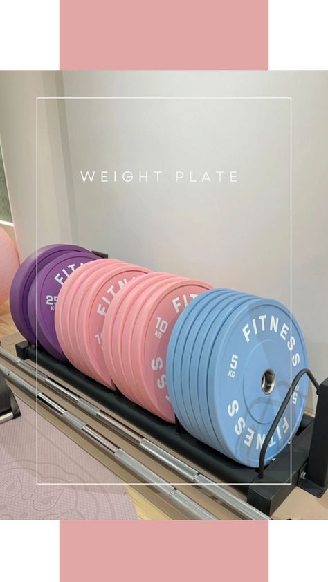 Pink Weights Aesthetic, Ladies Gym Wear, Home Gym Inspiration, Dream Gym, Fitness Vision Board, Pink Gym, Gym Room At Home, Gear 3, Gym Weights