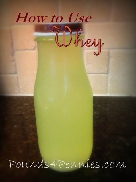 How to use whey Uses For Whey, Whey Recipes, Homemade Ingredients, Cheese Recipes Homemade, Homemade Greek Yogurt, Thick Yogurt, Kitchen Staples, Homemade Pantry, Baking Substitutes