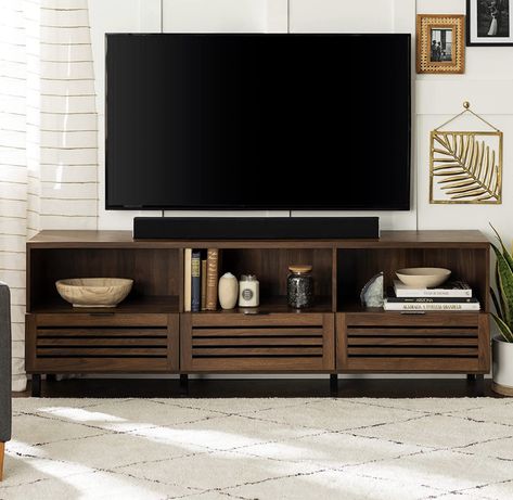 80 Inch Tv, Dark Wood Tv Stand Decor Living Room, Tv Stand For 80 Inch Tv, Dark Wood Tv Console, Dark Brown Tv Stand Living Room, Tv Stand Dark Wood, Dark Walnut Tv Stand, Tv Console Dark Wood, Dark Wood Entertainment Center