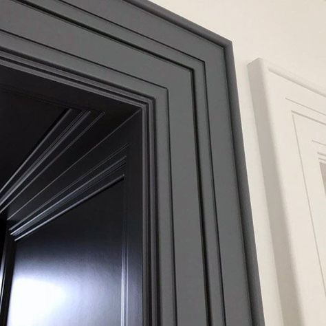 Top 50 Best Interior Door Trim Ideas - Casing And Molding Designs Modern Door Trim, Door Casing Ideas, Paint Doors Interior, Interior Door Trim Ideas, Door Trim Ideas, Garage Door Trim, Door Frame Molding, Interior Door Trim, Trim Ideas