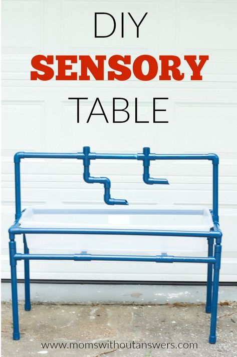 Sharing this easy DIY Sensory Table for all your summer fun needs. Can be used as a water table, sand table or any other creative thing you can think of. Homemade Water Table Kids, Diy Sand Water Table Sensory Play, Outdoor Sand And Water Table, Water Table Diy, Kids Sand Water Table, Big Kid Water Table, Sensory Water, Water Table Activities, Outdoor Fun For Kids