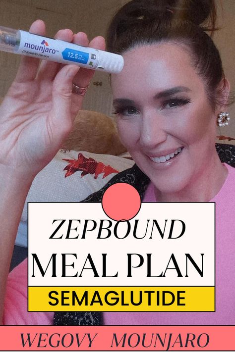 Zepbound & Mounjaro Meal Plans. Ozempic Diet Meal Plan. Semaglutide Diet  & Semiglude Diet Ideas Semiglude Diet, Semaglutide Diet, Ozempic Diet, South Beach Diet Recipes, Low Fat Diet Plan, Meal Planning Menus, Mediterranean Ritual, Healthy Eating Diets, Liv Pure