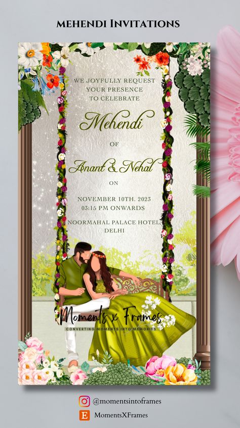 Mehendi Cards Invitations, Mehandi Invitation Card, Mehndi Invitation Cards Template, Mehendi Ceremony Invitation Card, Mehendi Invitation Card Template, Mehendi Invite Template, Haldi Invitation Card, Mehendi Invite, Mehendi Invitation