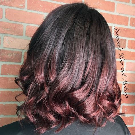 Brown Hair Trends, Light Brunette, Red Balayage, Gorgeous Hair Color, Fall Hair Color For Brunettes, Funky Hairstyles, Hair Summer, Rose Hair, Happy Hair